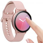 Samsung Galaxy Watch Active 2 44mm Ekran Kavislerine Uyumlu 1-1 Tam Kaplama Ekran Koruyucu - 4
