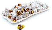 Dadak Lokum ve Kuruyemiş Pudra Şekerli Antep Fıstıklı Mini Lokum 5 Kg - 1