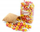 Dadak Lokum ve Kuruyemiş Renkli Şeker Leblebi 250 Gram - 1