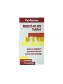 Pet-Technic Multi Plus Kedi Köpek Multivitamin Amino Asit Desteği 75 Tablet - 1