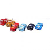 Oyuncak Cars Şimşek Mcqueen Araba 6Lı Set - 1