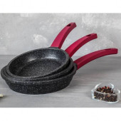 Gülsan Granit Döküm 3 lü Tava Seti 18-20-22 cm - 1