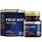 Nutraxin Folic Acid 400 mcg 100 Tablet - 1