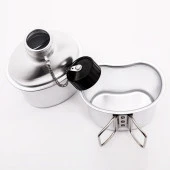 FreeCamp Goodman Alüminyum Kupalı Matara 1 Litre-KAMUFLAJ - 2