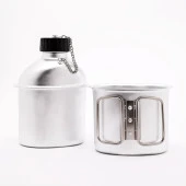 FreeCamp Goodman Alüminyum Kupalı Matara 1 Litre-KAMUFLAJ - 3