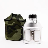 FreeCamp Goodman Alüminyum Kupalı Matara 1 Litre-KAMUFLAJ - 4