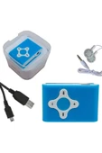 MAGICVOICE MV-19976 HAFIZA KART DESTEKLİ MOR  MP3 PLAYER KULAKLIK + USB KABLO MP3 ÇALAR - 2