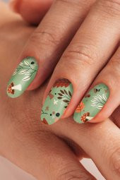 4lü Tırnak Dövmesi Seti, Tırnak Sticker Seti, Nail Art, Tattoo - 3