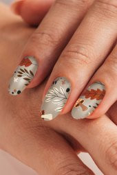 4lü Tırnak Dövmesi Seti, Tırnak Sticker Seti, Nail Art, Tattoo - 4