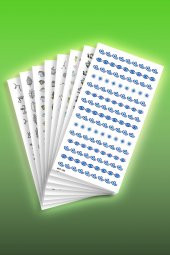 8li Tırnak Dövmesi Seti, Tırnak Sticker Seti, Nail Art, Tattoo - 1