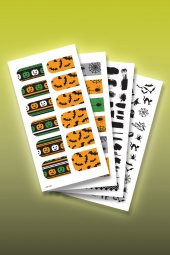 4lü Tırnak Dövmesi Seti, Tırnak Sticker Seti, Nail Art, Tattoo - 1