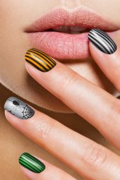 4lü Tırnak Dövmesi Seti, Tırnak Sticker Seti, Nail Art, Tattoo - 3