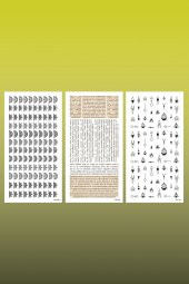 3lü Tırnak Dövmesi Seti, Tırnak Sticker Seti, Nail Art, Tattoo - 2