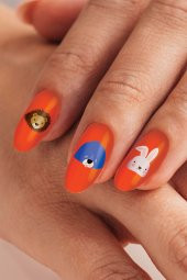 4lü Tırnak Dövmesi Seti, Tırnak Sticker Seti, Nail Art, Tattoo - 4