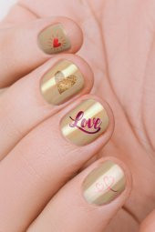 4lü Tırnak Dövmesi Seti, Tırnak Sticker Seti, Nail Art, Tattoo - 4