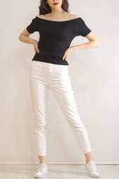 Kayık Yaka Body Siyah - 5861.316. - 2