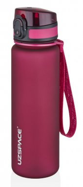 Uzspace 3026-2 - 500 ml Kırmızı Tritan Matara/Suluk (Kırılmaz) - 1