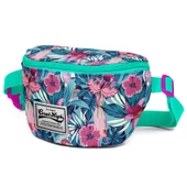 Coral High Su Yeşili Çiçek Desenli Bel Çantası - Çocuk, Genç, Yetişkin thumbnail 1