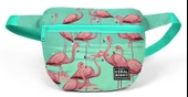 Coral High Su Yeşili Flamingo Çocuk Günlük Bel Çantası - Kız Çocuk thumbnail 1