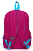 Coral High Sport Pembe Kırmızı Okul ve Günlük Sırt Çantası - Dört Gözlü - USB ve AUX Soketli thumbnail 3