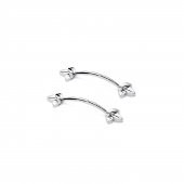Defne Plastik Kulp Yonca Desenli Model 14 CM (2 Adet) - 3