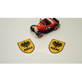 Adac Logo Damla Silikon Sticker 2 Li Set - 2