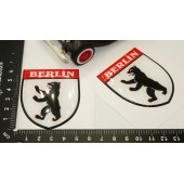 Berlin Logo Damla Silikon Sticker 2 Li Set - 5