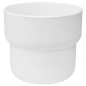 Beyaz Saksı 9 Cm ,Kalın Plastik, 9 Cm Yapay Bitki-Çiçek Saksısı,Deliksiz İç*Dış Mekan - 1