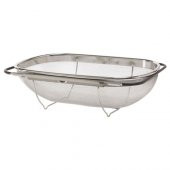 Kulplu-Lavaboya Uygun Süzgeç, IKEA Paslanmaz Çelik Ölçü 34x23 Cm - 3