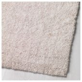 Bej Renk Mini Yumuşak Peluş Halı IKEA Paket 60x90 Cm-Banyo Halısı - 2