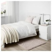 Bej Renk Mini Yumuşak Peluş Halı IKEA Paket 60x90 Cm-Banyo Halısı - 4