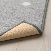 Çocuk Odası Halısı 133x160 cm Gri-Noktalı Alan: 2.13 M² Puantiyeli Halı Gri - 4