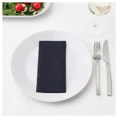 Servis Peçete 38x38 cm 25 Adet Siyah Renkli Peçete - 2