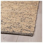 %100 jüt-Yün Natürel Halı 133x195 cm IKEA Natürel-Koyu Mavi Natürel Halı - 2