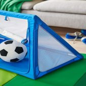Çocuk Futbol Kalesi ve Depolama Alanı 90x53x53cm Mavi IKEA - 6