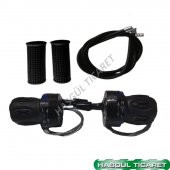 Hsgl Bisiklet Vites Kolu Mavi Göstergeli Siyah Dış Kablo Takım Bisiklet Vites Değiştiren Yol Şehir Dağ Bisikleti Bisiklet Yedek Parça - 5