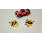 AA Logo Damla Silikon Sticker 2 Li Set - 2