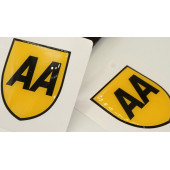 AA Logo Damla Silikon Sticker 2 Li Set - 4
