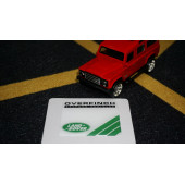 Land Rover Overfinch Logo Damla Silikon Plaka Logo Arma Amblem Yeni Stil - 7