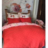 KARACA HOME ELİA PEMBE NEVRESİM VE YATAK ÖRTÜSÜ SETİ - 4