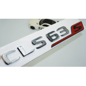 DK Tuning CLS63S Bagaj Krom Kırmızı ABS Yazı Logo Benz İle Uyumlu - 1