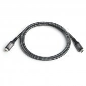 Dark Type-C USB 4.0 Thunderbolt 3 Destekli 40Gbps Kablo, PD100W, 8K 60Hz, 4K 120Hz - 1 Metre - 3