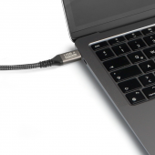 Dark Type-C USB 4.0 Thunderbolt 3 Destekli 40Gbps Kablo, PD100W, 8K 60Hz, 4K 120Hz - 1 Metre - 5