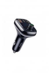 Bluetooth Araç Aktarım Kiti Mp3 Araç Kiti 36w Qc 4.0 Dual Usb Type-c Araç Şarjı 6953156297166 - 4