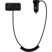 Baseus Araç Transmitter Bluetooth Araç Çakmaklık Ve Müzik Kiti 2in1 Araç Şarj Araç Transmitter Kiti - 1