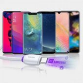 Orjinal Baseus Ultra Hız Veri Aktarım 5A Type-C Şarj Data Kablosu Samsung Huawei Xiaomi type c sarj - 5