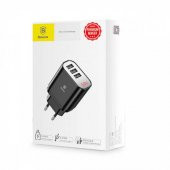 Polham BASEUS 3 USB 3.4A Hızlı Dijital Ekran Şarj Başlık 3 Girişli Samsung İphone Huawei Xiaomi Sony - 7