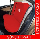 Audi Marka Oto Servis Kılıfı - Likralı Kumaş Gerdirme Lastikli - 4 Parça - 2