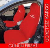 Chevrolet Uyumlu Oto Servis Kılıfı - Likralı Kumaş Gerdirme Lastikli - 4 Parça - 4