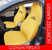 Chevrolet Uyumlu Oto Servis Kılıfı - Likralı Kumaş Gerdirme Lastikli - 4 Parça - 8